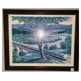 "CRESCENT ON SOUTHERN RAILWAY SYSTEM" PRINT