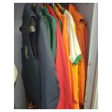 14 SOUTHERN AND OTHER RAILROAD NYLON JACKETS,