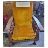 OAK MURPHY CHAIR -  LIONS PAW FEET