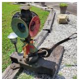 RAILROAD TRAIN SWITCH WITH LANTERN