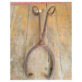 ANTIQUE ICE TONGS