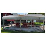 ALUMINUM CARPORT - APPROX. 18