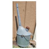 GALVANIZED RAILROAD WATER CAN