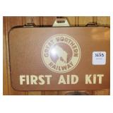 GREAT NORTHERN RAILWAY FIRST AID KIT - STOCKED