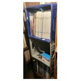 4 PLASTIC MILK CRATES W/RAILROAD MAGAZINES