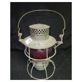 ADAMS & WESTLAKE CO. RAILROAD LANTERN -