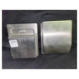 2 WALL MOUNT TRAIN CAR ASHTRAYS