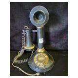 ROTARY DIAL CANDLESTICK TELEPHONE