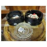 GREAT NORTHERN RAILWAY ASHTRAYS AND MATCH