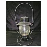 SOUTHERN RAILWAY LANTERN W/GLASS GLOBE