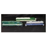 3 HO SCALE MODEL LOCOMOTIVES