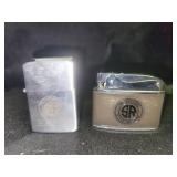 2 SOUTHERN RAILROAD CIGARETTE LIGHTERS -