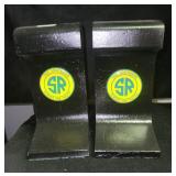 PAIR SOUTHERN RAILWAY RAIL SECTION BOOKENDS