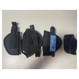 4 HOLSTERS