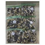 6 BAGS 100 ROUNDS EACH 45 AUTO BRASS SHELLS