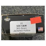 20 ROUNDS ARMSCOR AMMO 500 S&W 300 GR JHP
