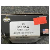20 ROUNDS ARMSCOR AMMO 500 S&W 300 GR JHP