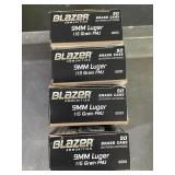 200 ROUND BLAZER BRASS CASE AMMO