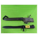 SPANISH MODEL 1964 BAYONET WITH SCABBARD