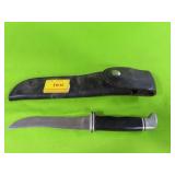 BUCK #121 FIXED BLADE KNIFE WITH SHEATH