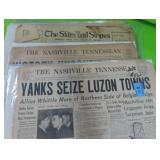 COLLECTION OF WWII NEWSPAPERS