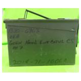 ARMY AMMO CAN WITH MIXED AMMUNITION
