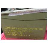 MILITARY CAN WITH BRASS CASINGS