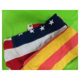 48 STAR U.S. FLAG AND FLAG OF SOUTH VIET NAM