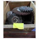 REMINGTON WOODEN AMMO BOX WITH GRINDING WHEELS