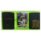 3 ZIPPO LIGHTERS