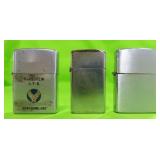 3 ZIPPO LIGHTERS