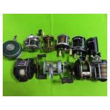 GROUPING: 10 FISHING REELS