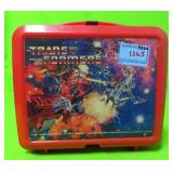 1984 HASBRO TRANSFORMERS LUNCH BOX AND THERMOS