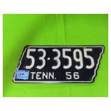 1956 TN LICENSE PLATE - PAIR