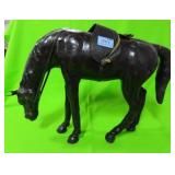 LEATHER HORSE STATUE