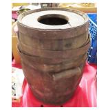WOOD KEG WITH BAIL HANDLE
