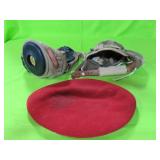 RED BERET AND FLYERS HAT