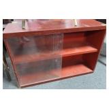 2 SLIDING DOOR CURIO CABINETS