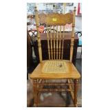PRESSED BACK ROCKING CHAIR