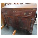 VICTORIAN WALNUT SECRETARY DESK