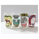 14 VINTAGE KENTUCKY DERBY GLASSES