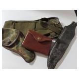 GROUPING: KNIFE SHEATHS, MAGAZINE HOLSTERS, ETC.