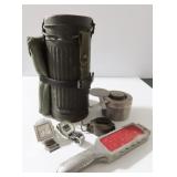 GROUPING: METAL CLAMP, COPY OF MEIN KAMPF, BULLET