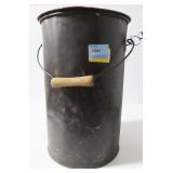 14" METAL PAIL WITH LID AND BAIL