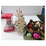 GROUPING: VINTAGE CHRISTMAS TREE DECORATIONS