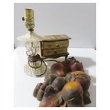 GROUPING: GLASSWARE AND HOUSEHOLD