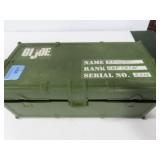 VINTAGE G.I. JOE FOOT LOCKER WITH VINTAGE G.I.