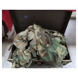 ARMY FOOT LOCKER WITH MILITARY BDU