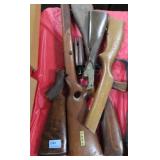 6 ASST. GUN STOCKS AND 1 FORE STOCK