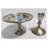 GORHAM STERLING SILVER COMPOTE AND STERLING SILVER